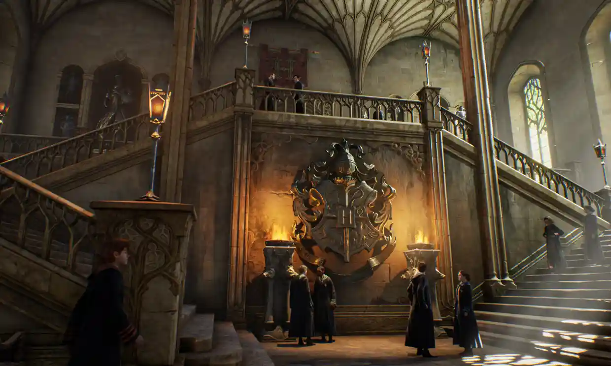 The castle itself is the game’s main character. Photograph: Warner Bros